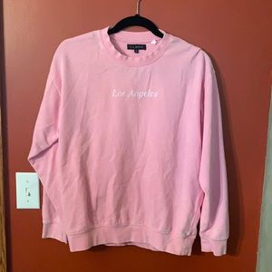 L.A. Hearts pink sweatshirt